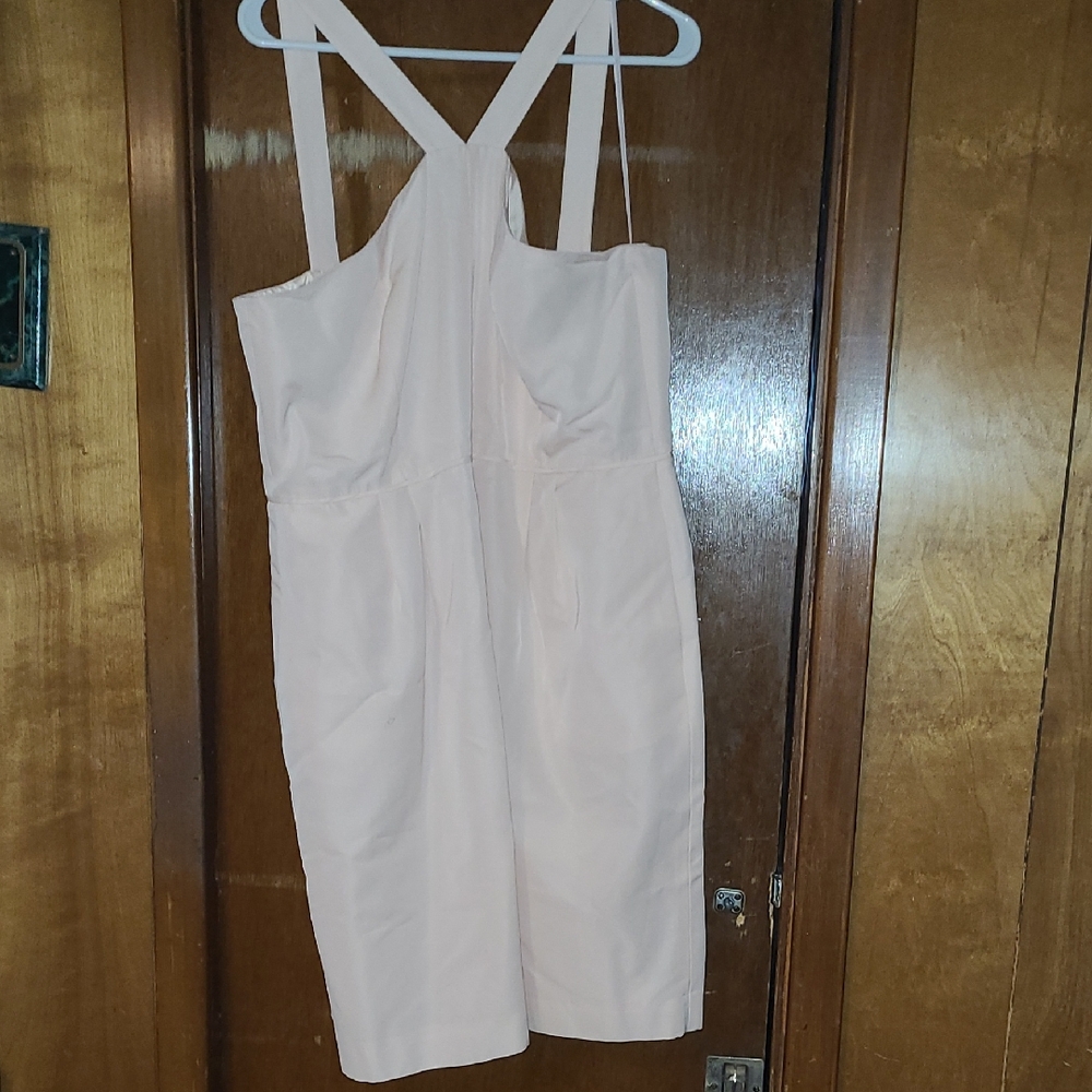 J. Crew Light Pink Backless Dress